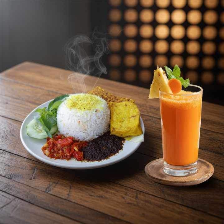 Nasi Tahu Tempe Bumbu Hitam Xtra Fresh Qta