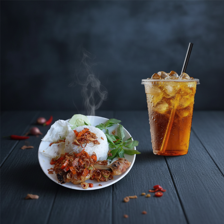 Nasi Ayam Goreng Sambal Embe Xtra Es Teh