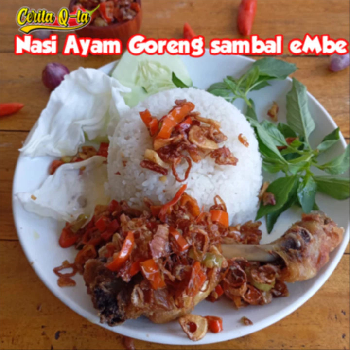 Nasi Ayam Goreng Sambal Embe