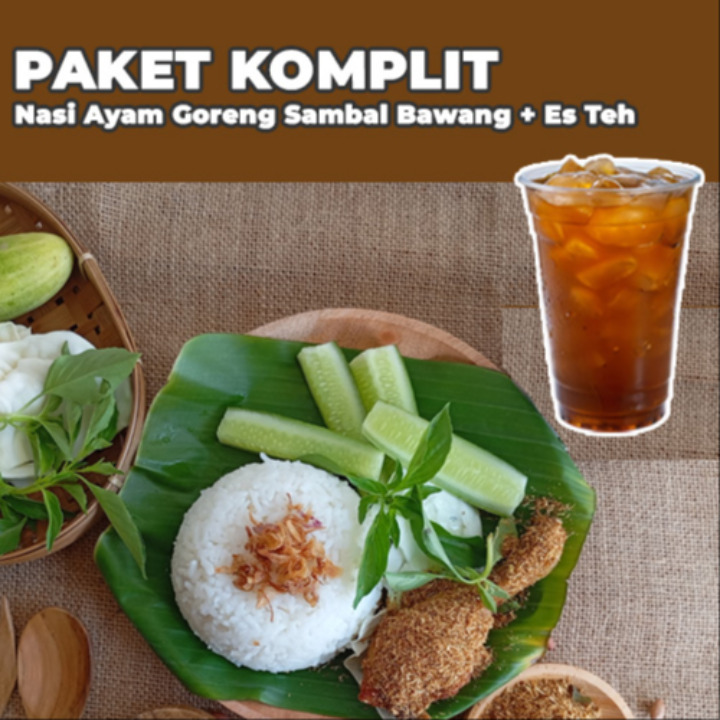Paket Ayam Goreng + Es Teh