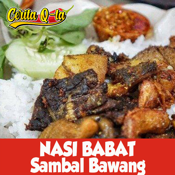 Nasi Babat Sambal Bawang